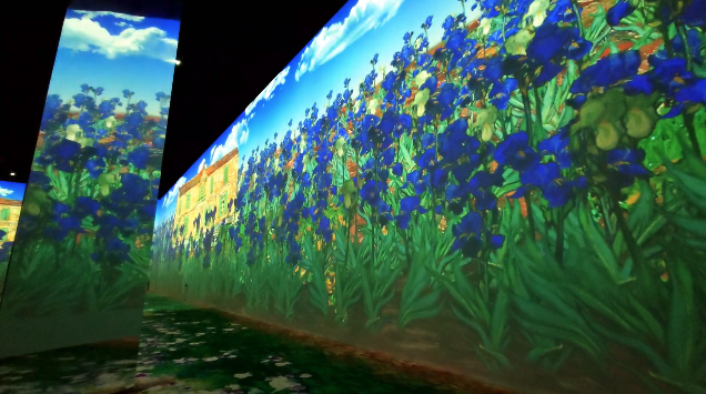 Immersive Van Goghの内部写真