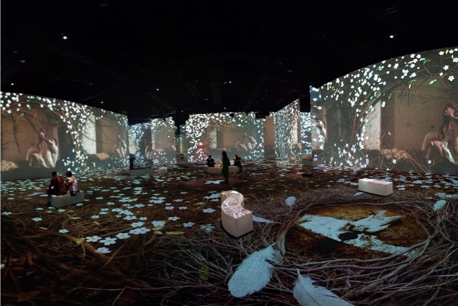 Immersive Van Goghの内部写真
