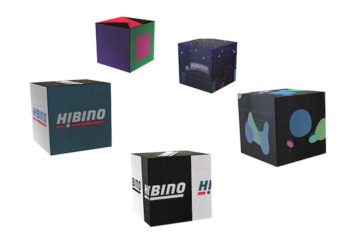 キューブ型LEDディスプレイの画像