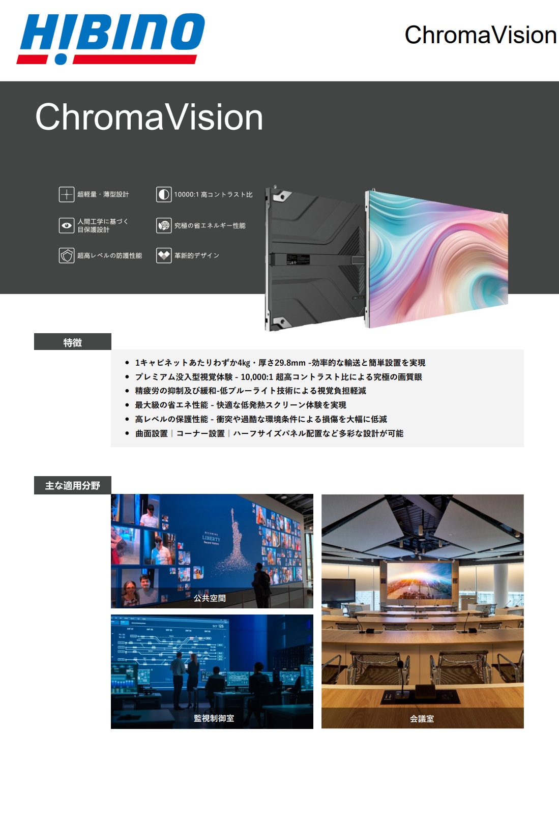 ChromaVision09　ChromaVision12<br />
ChromaVision15　ChromaVision18